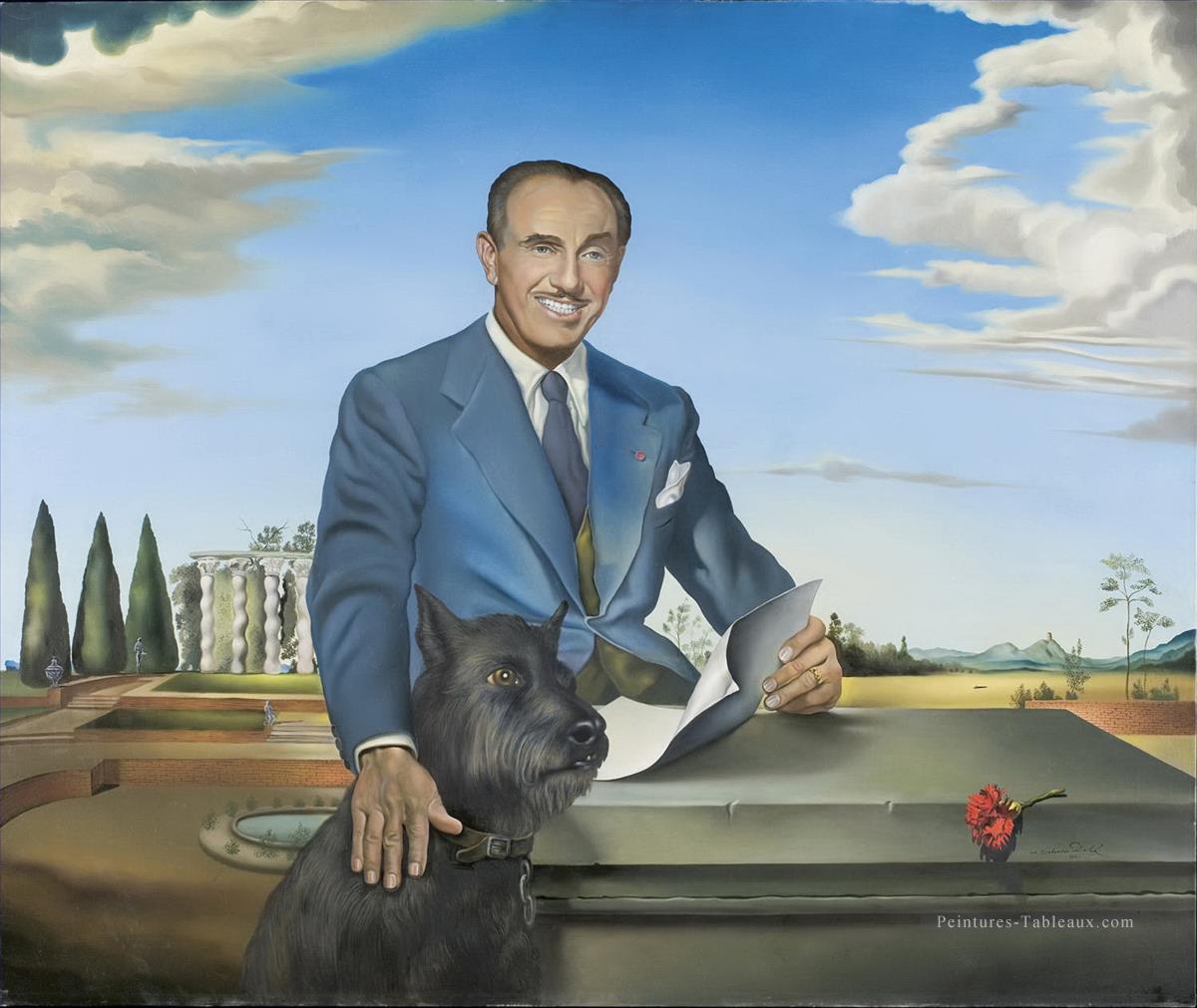 Portrait of Colonel Jack Warner Salvador Dali Oil Paintings